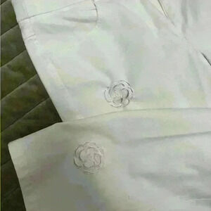 Carlisle Pants with Cut Out Rose Detail